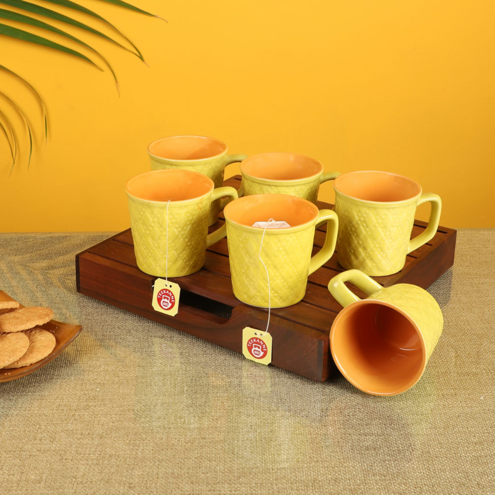 Moorni Yellow Springs Tea Cups Set of 6