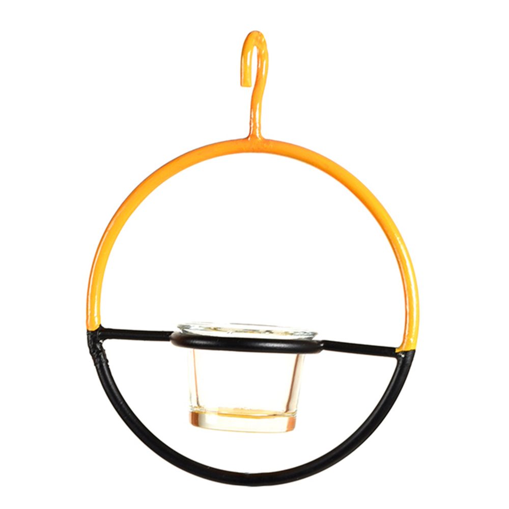 Moorni Candle Holder in Hanging Metal Ring (6x2x19)