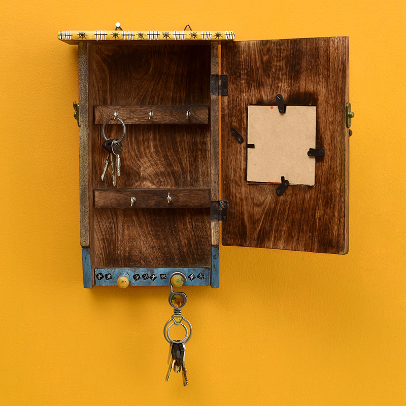 Moorni Hooting Owl Key Hanger with Storage Box