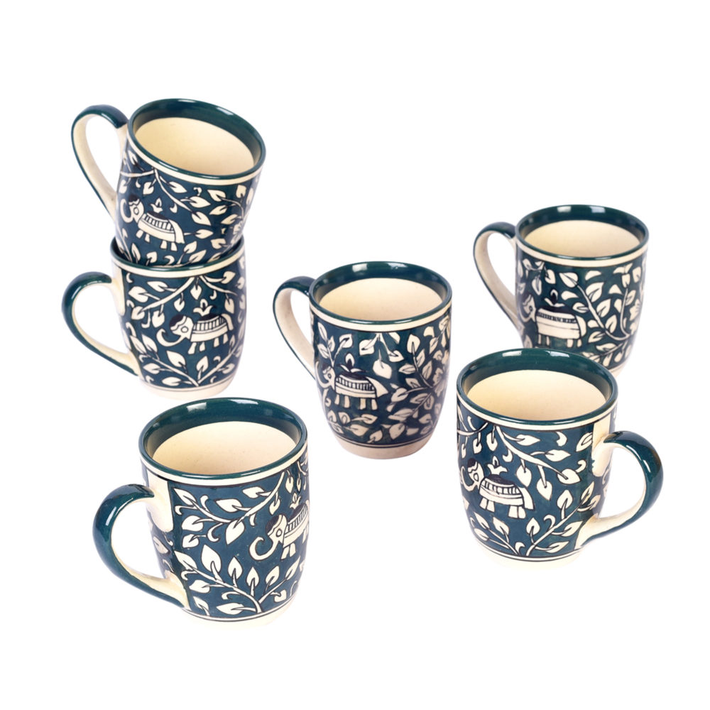 Moorni Midnightxs Elephants Drinking Mugs