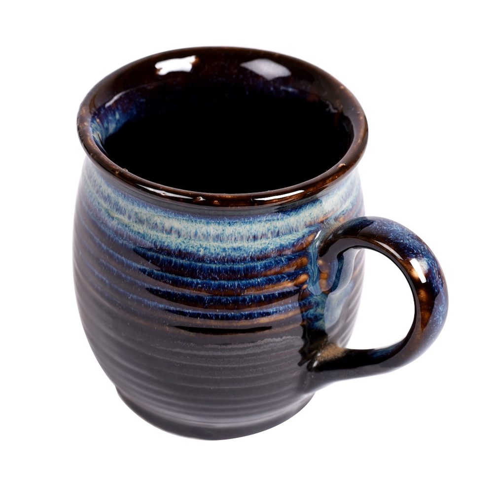 Moorni Cup Ceramic Dark Blue (Set of 6) (4x2.6x3.1)