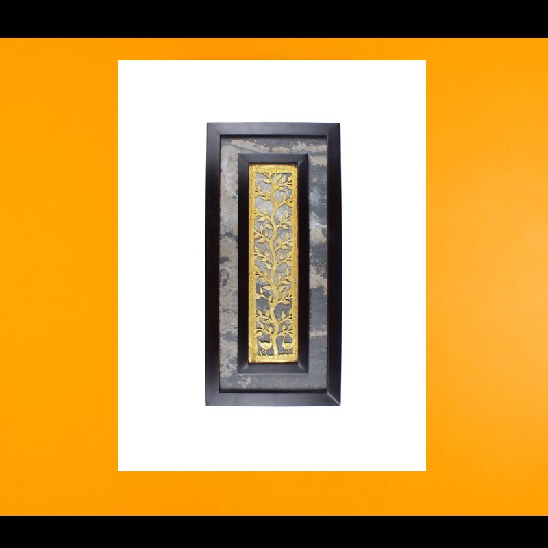 Amalgamated Dhokra and Stone Wall Hanging