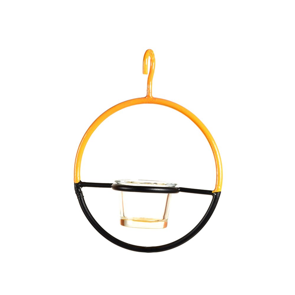 Moorni Candle Holder in Hanging Metal Ring (6x2x19)