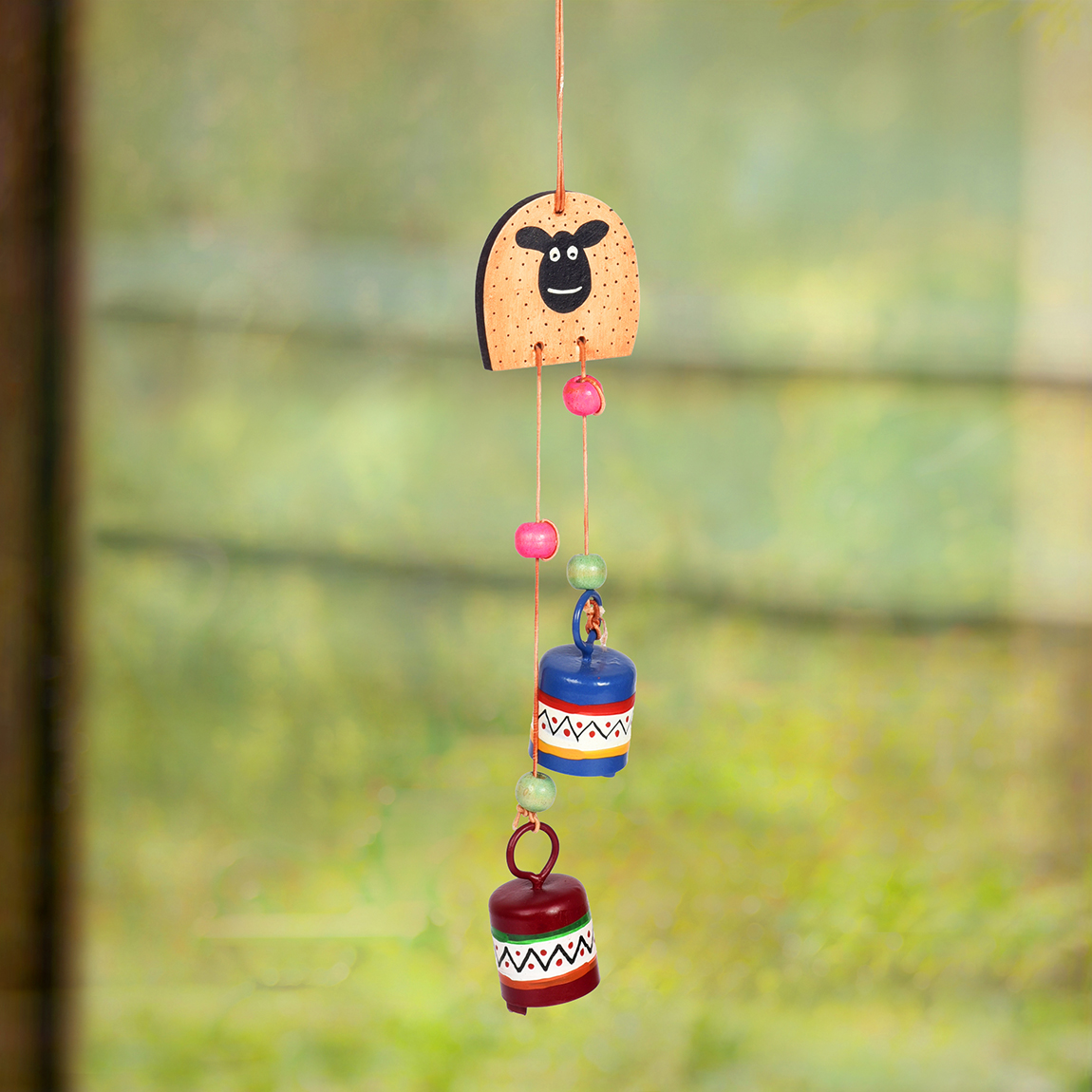 Moorni Tintin Dog Windchime with Two Metal Bells