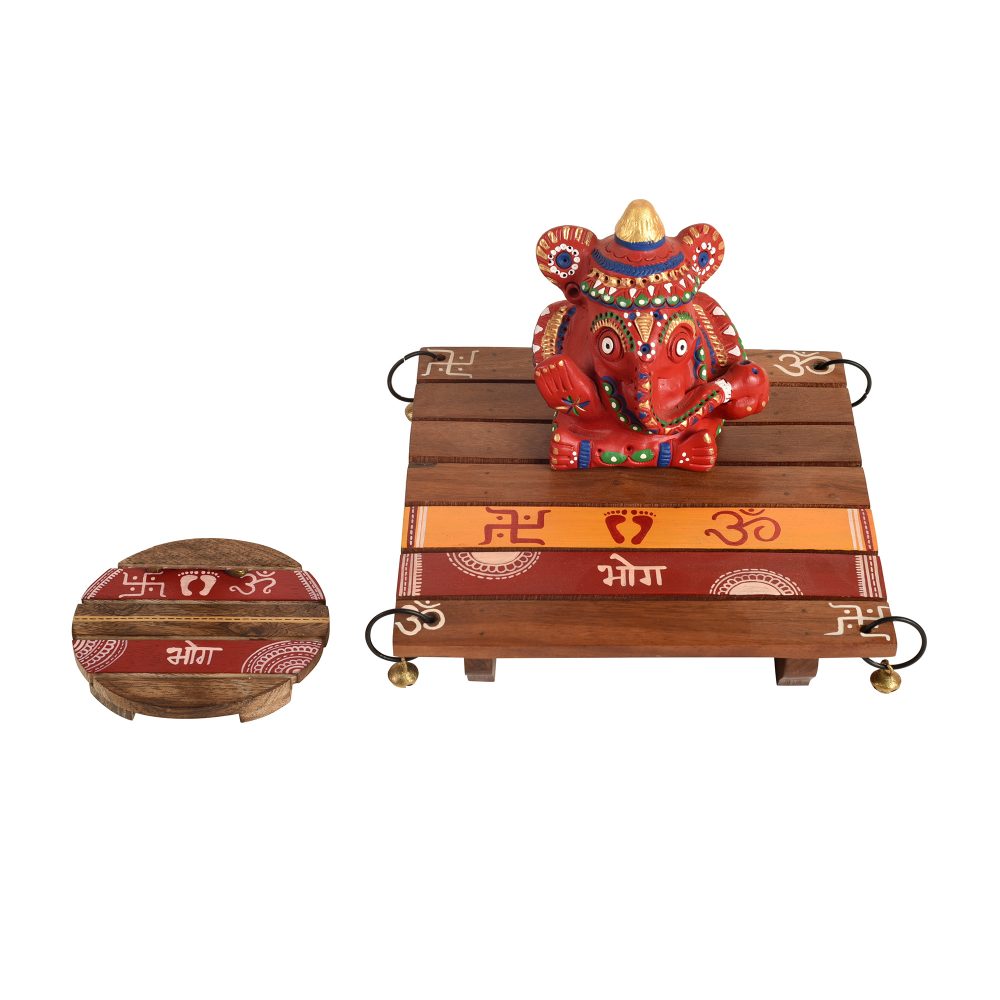 Moorni Pooja Chowki and Ganesha Idol