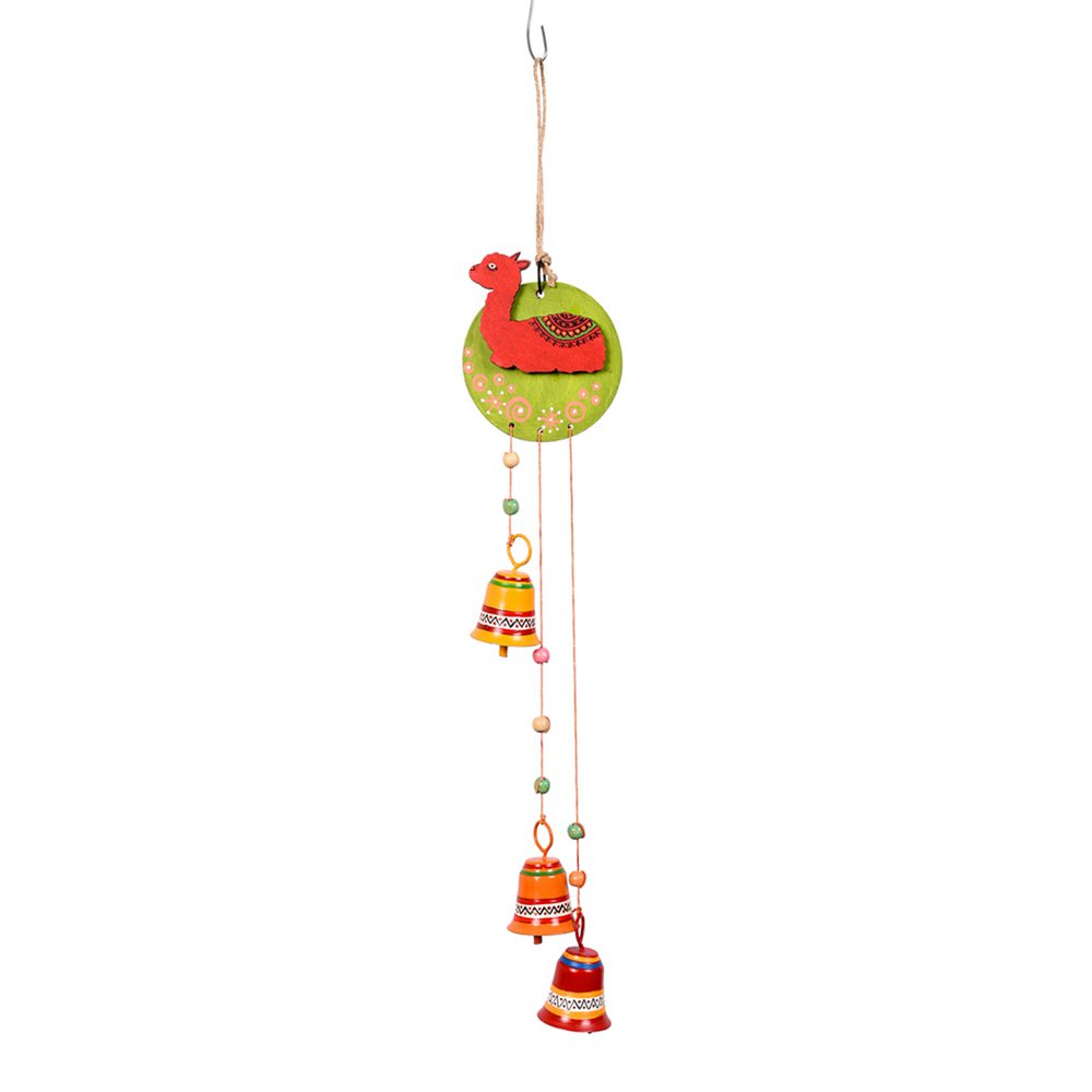 Moorni Windchime Red Alpaka 3 Metal Bells (21x3.5)