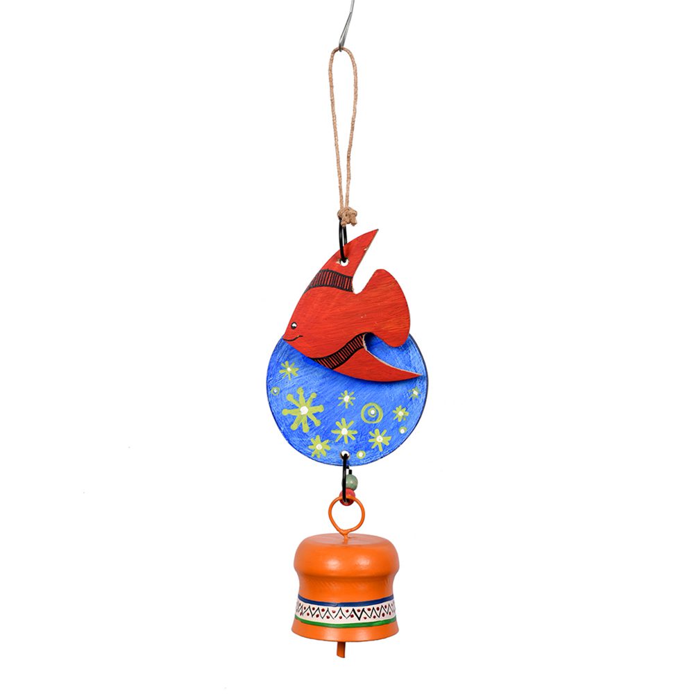 Moorni Windchime Wooden Fish Small (12x3.5)