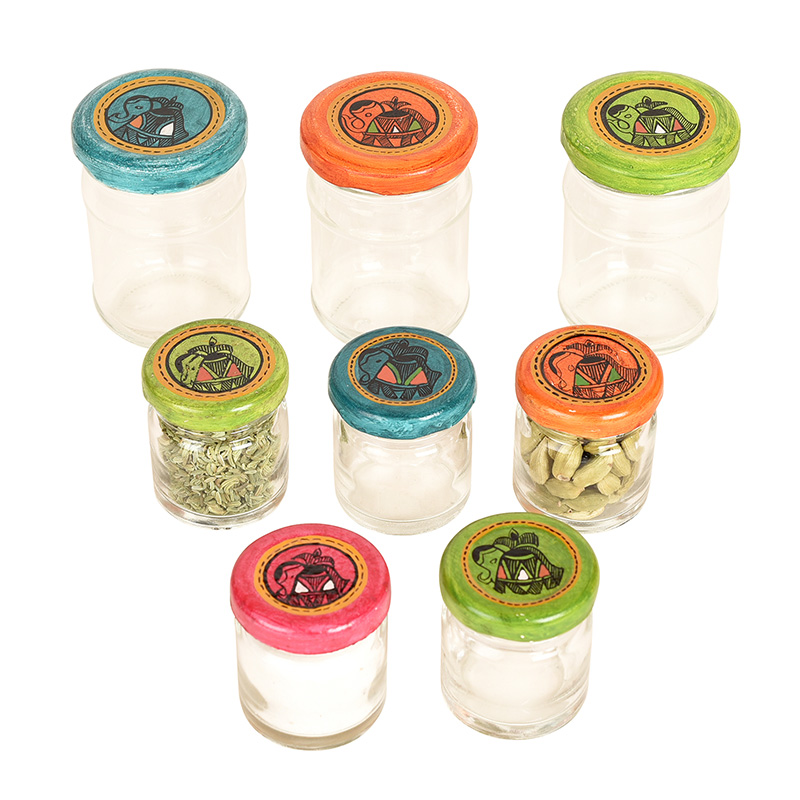 Moorni Spices Organizer For Wall Set Of 8 - (13x2x13 in)