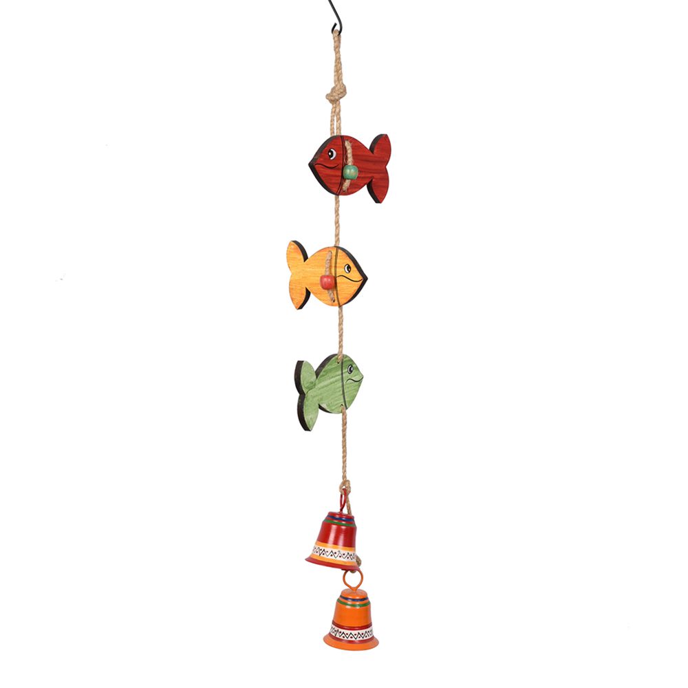 Moorni Windchime 3 Fish 2 Metal Bells (21x4)