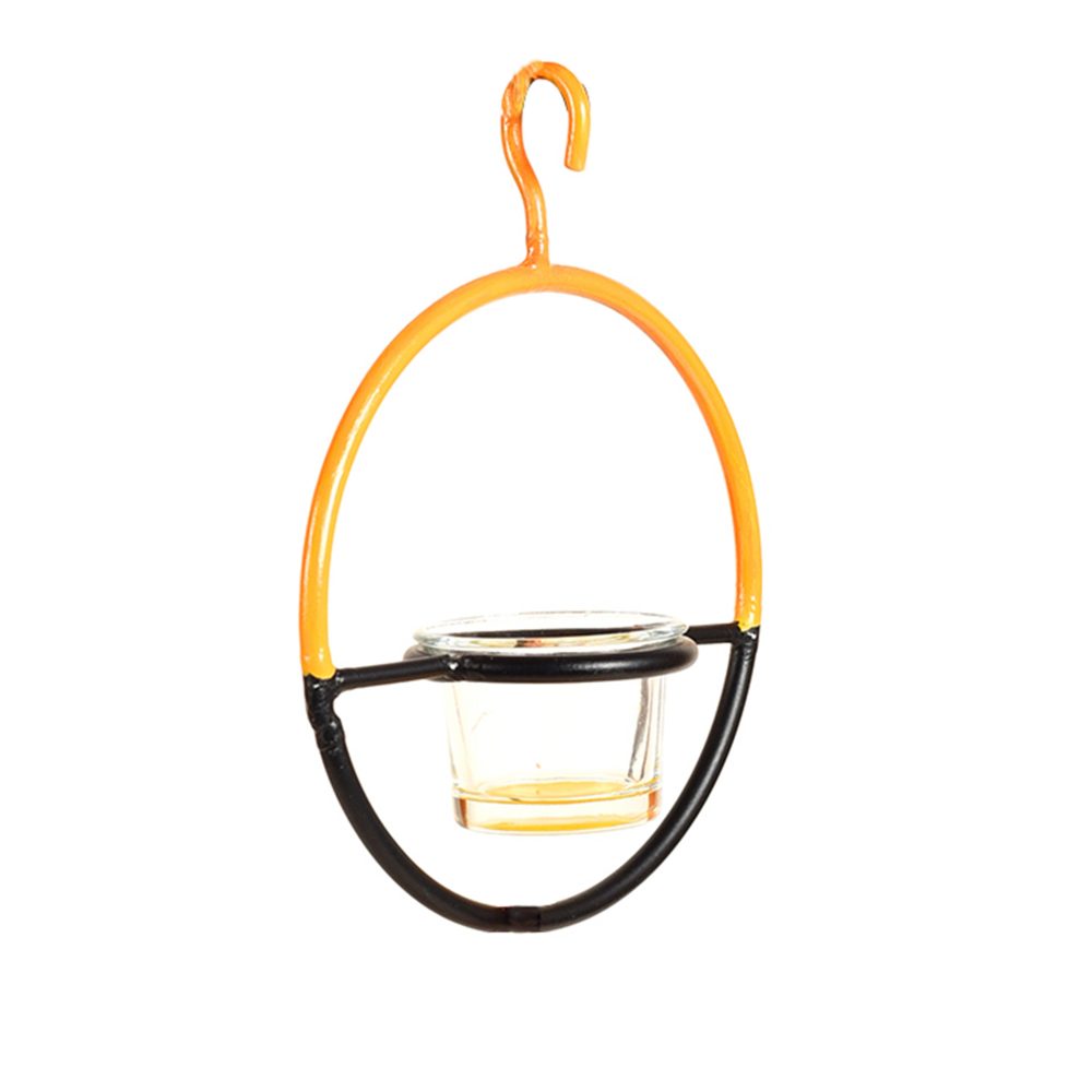 Moorni Candle Holder in Hanging Metal Ring (6x2x19)