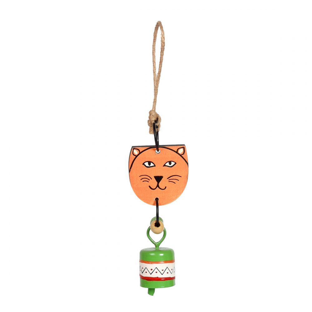 Moorni Lion Wind Chimes with Metal Bell for Outdoor Hanging and Home Decoration