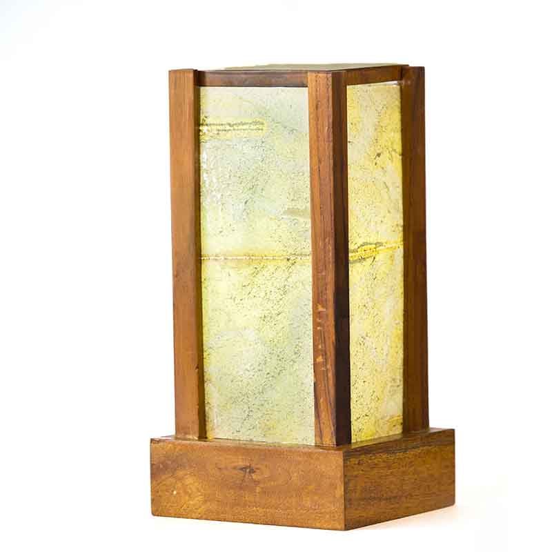 Olha-o Vertical Lamp with Stone Veener (Chargable)