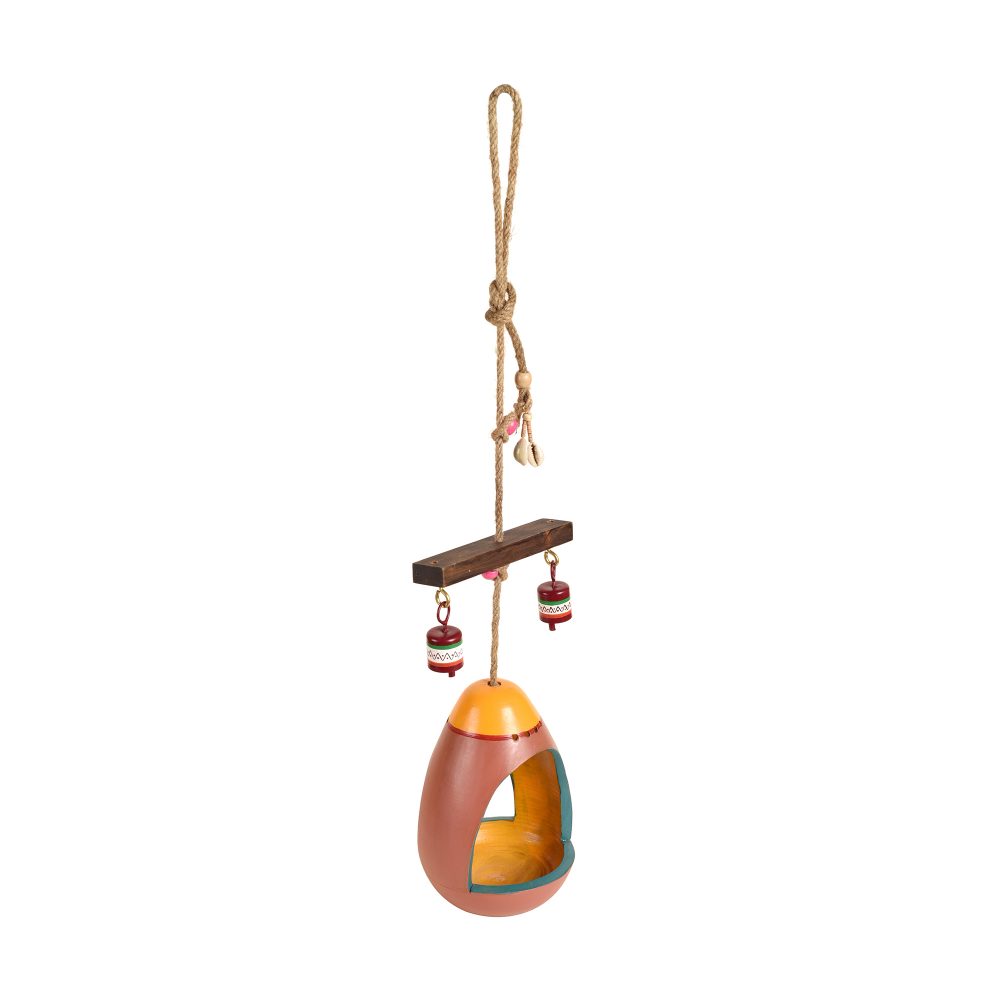 Moorni Colourful Hanging Bird Feeder (5x5x23)