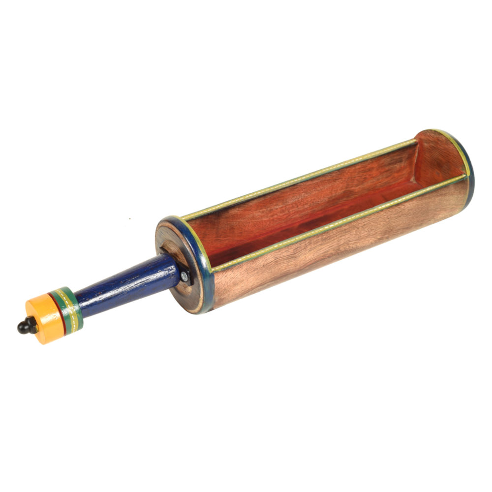 Moorni Midnight Blue Snacks Server in Tubular Shape