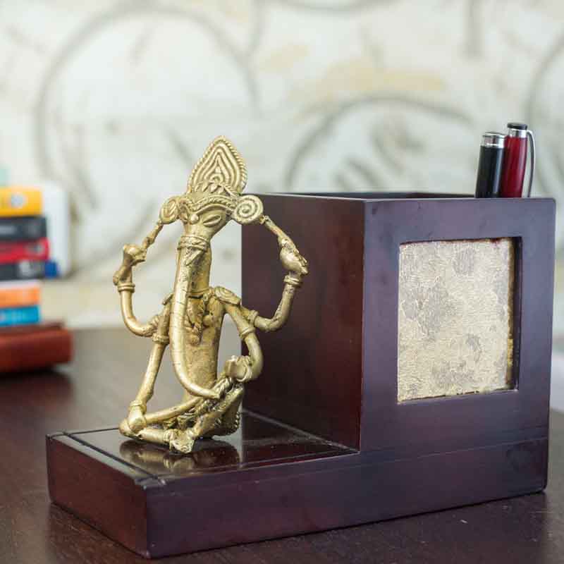 Olha-o Tribe Ganpati Pen Stand