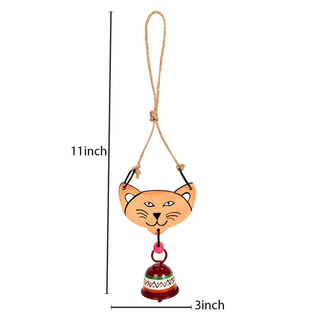 Moorni Pink Panther Wind Chimes with Metal Bell for Outdoor Hanging and Home Decoration