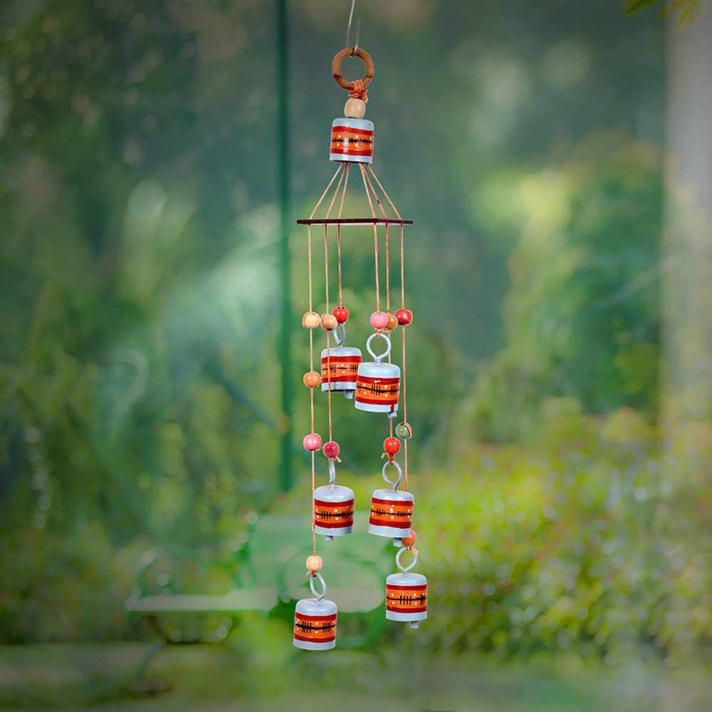 Moorni Windchime 6 Metal Bells (12x2.5x)