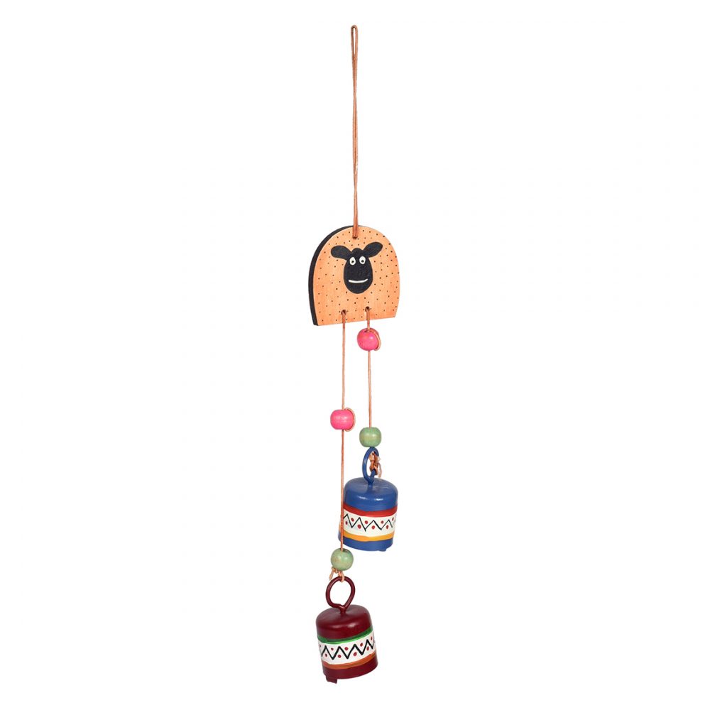 Moorni Tintin Dog Windchime with Two Metal Bells