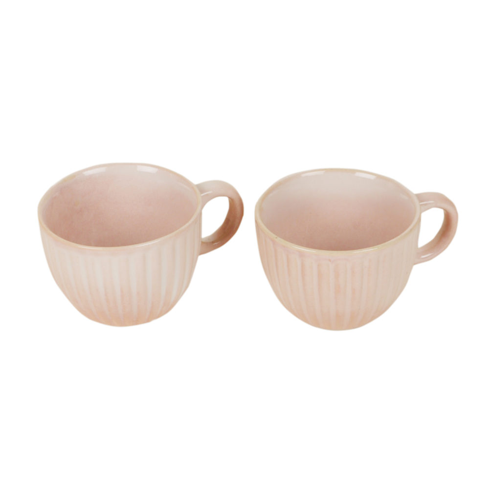 Moorni Flamingo Pink Tea Cups Set of 6