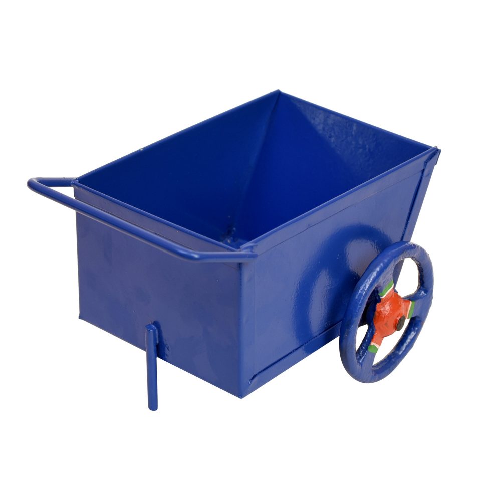 Moorni Funky Snacks Serving Food Cart in Blue Color (6x4.4x4)