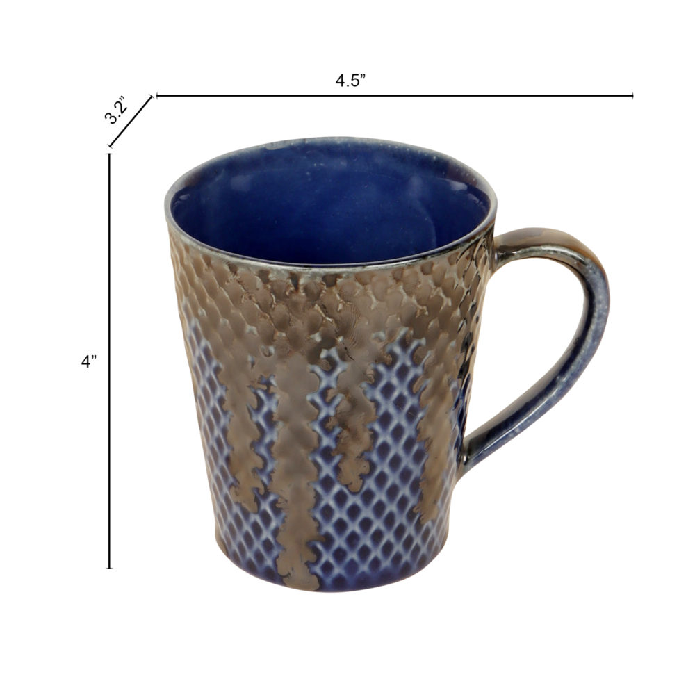 Moorni Midnight Blue Coffee Mugs Set of 4