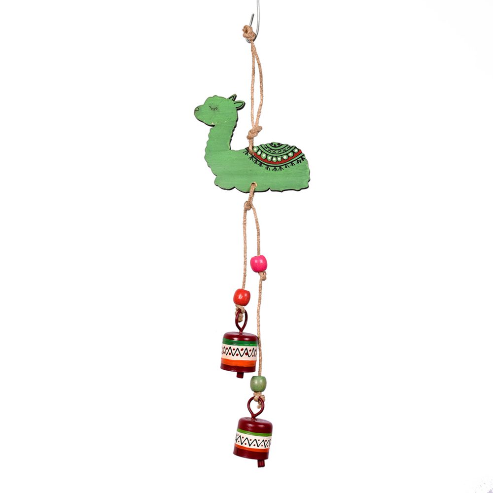 Moorni Windchime Green Alpaka 2 Metal Bells (12x3)