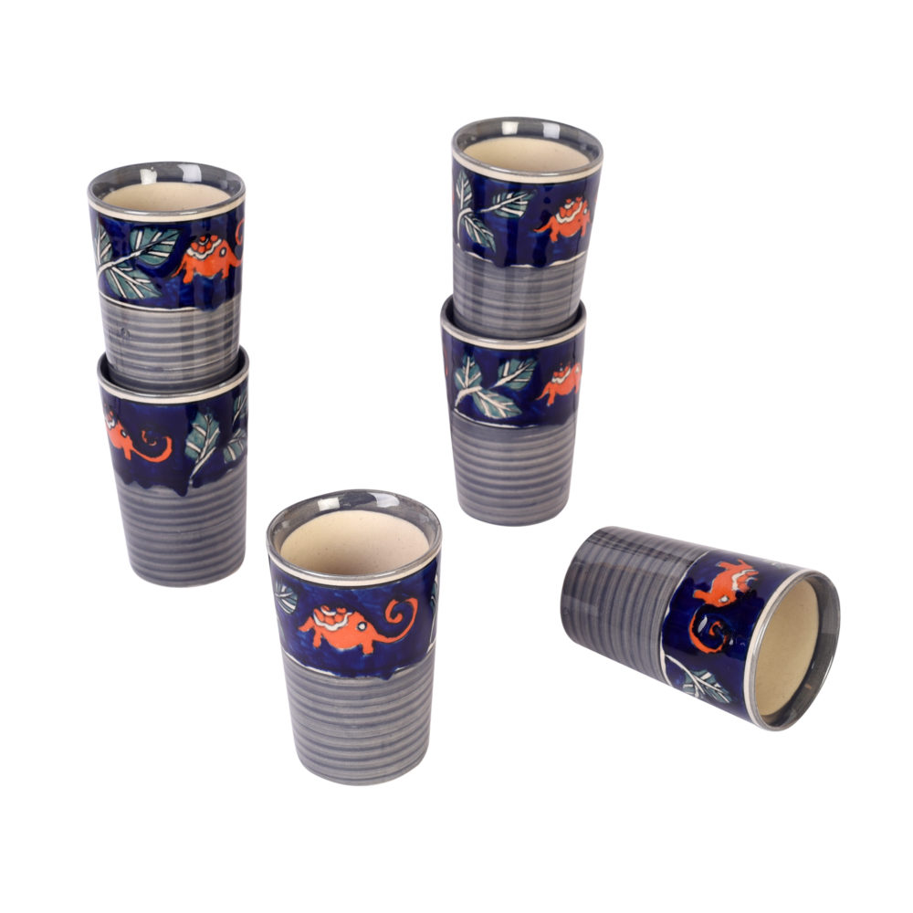 Moorni Morning Tuskers Drinking Glasses S06
