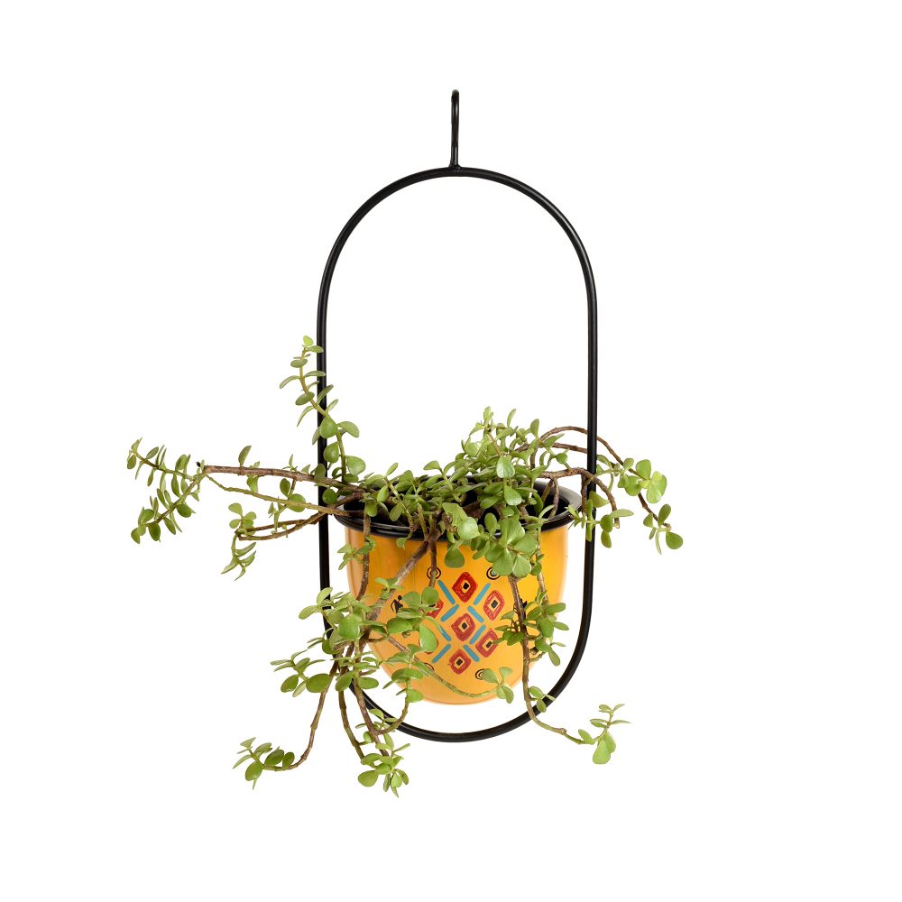 Moorni Yellow Hanging Planter (7x6x17)