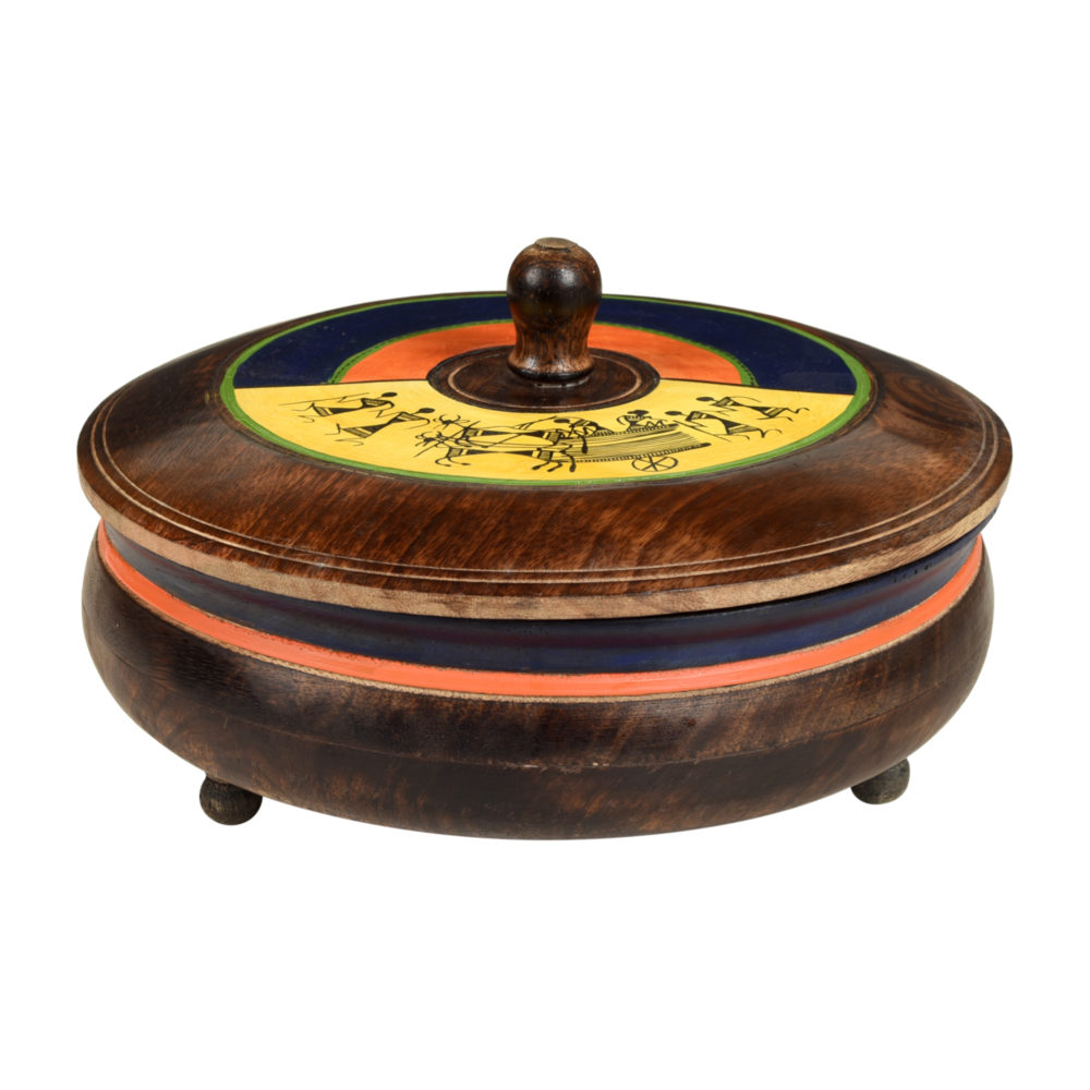 Moorni Rhea Casserole Handcrafted in Mango Wood