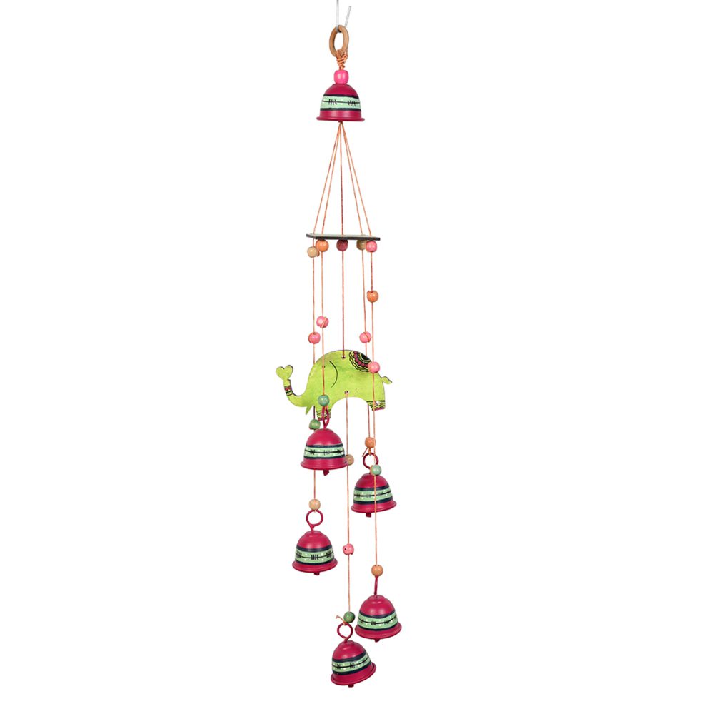 Moorni Windchime Elephant 5 MetalBells (21x2.5x)