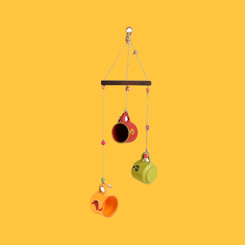 Moorni Hanging Kullads Windchime (8x3x22)