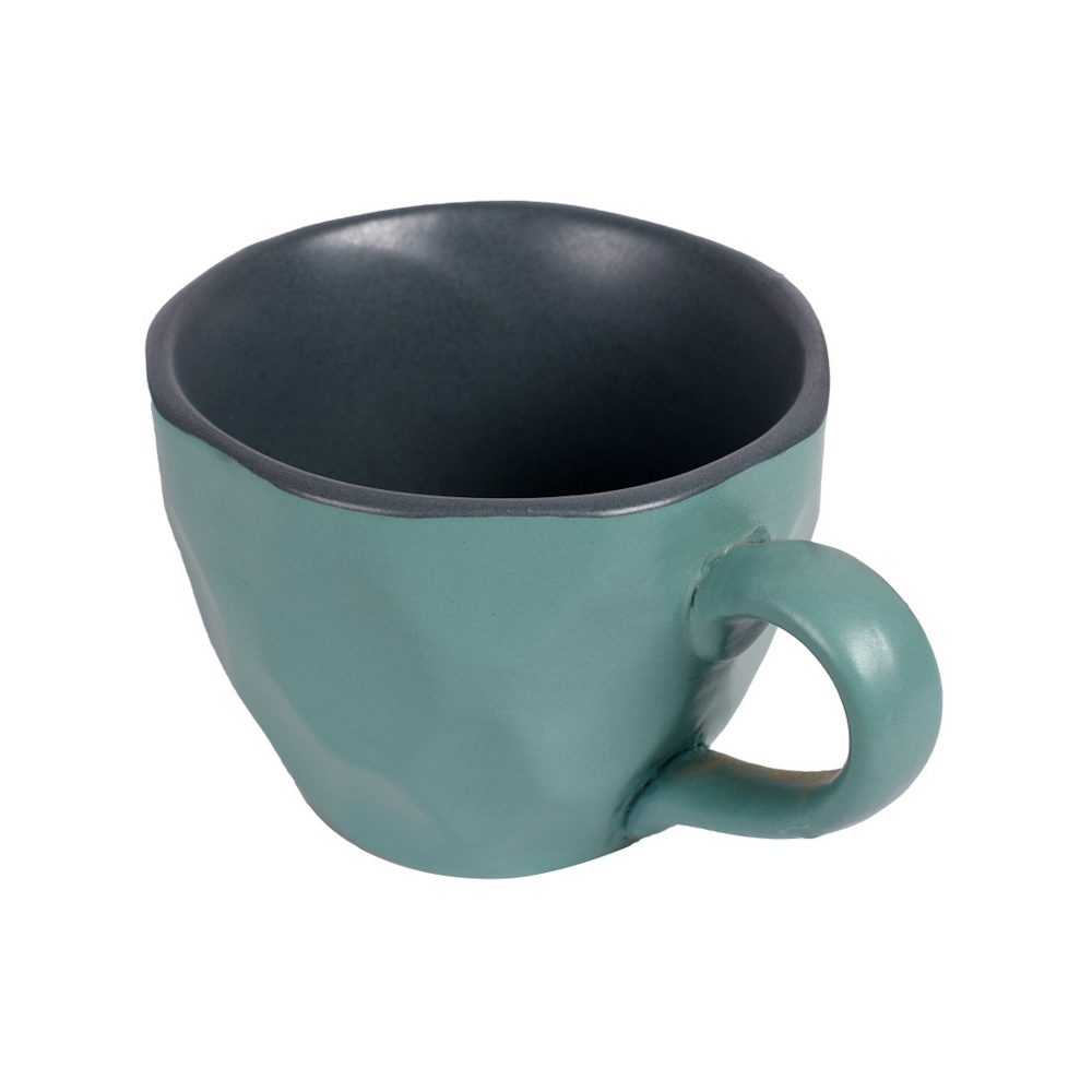 Moorni Cup Ceramic Aqua (Set of 6) (4.5x3.2x2.5)