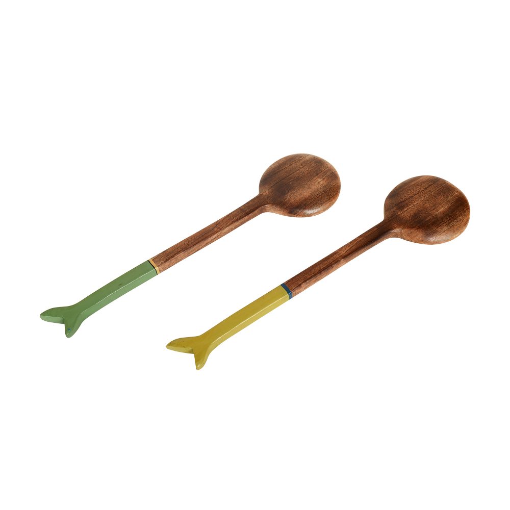 Moorni Handcrafted Wooden Ladles (Set of 2)