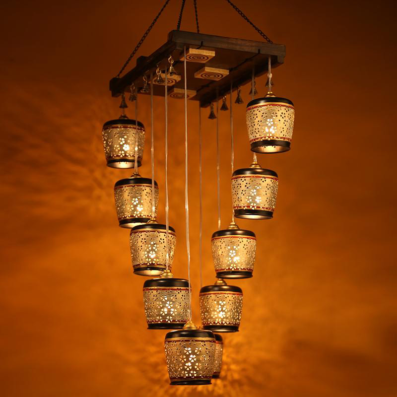 Metal lights shop